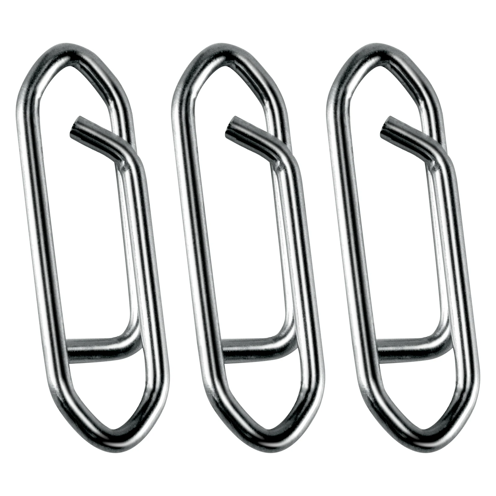 50pc Angeln Snap Power Clip Edelstahl Geschwindigkeit Clip Schnell Ändern Schnelle Link Stecker für Crankbait Swimbait Minnow – Detail 7