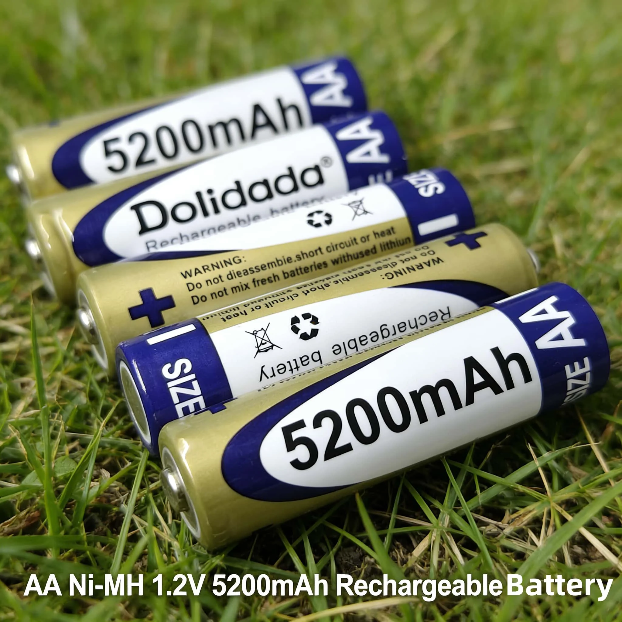 Batterie rechargeable Premium AA Ni-MH 1.2V 5200mAh |   Puissance durable haute densité