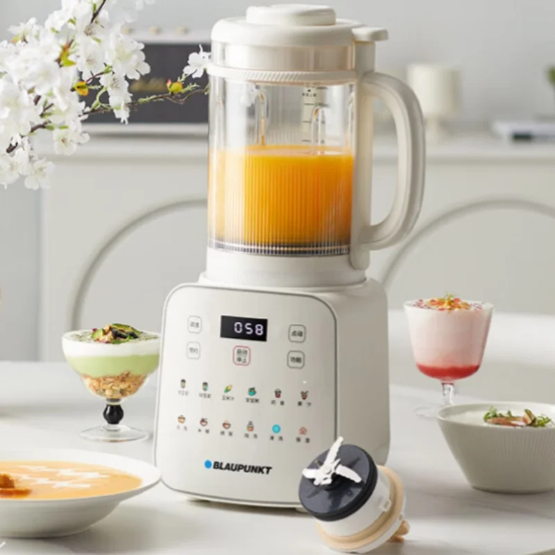 Professional High Speed Blender with Detachable Cup Double-layer Design Low Noise 49dB Smoothies Juices and Soy Milk 220V