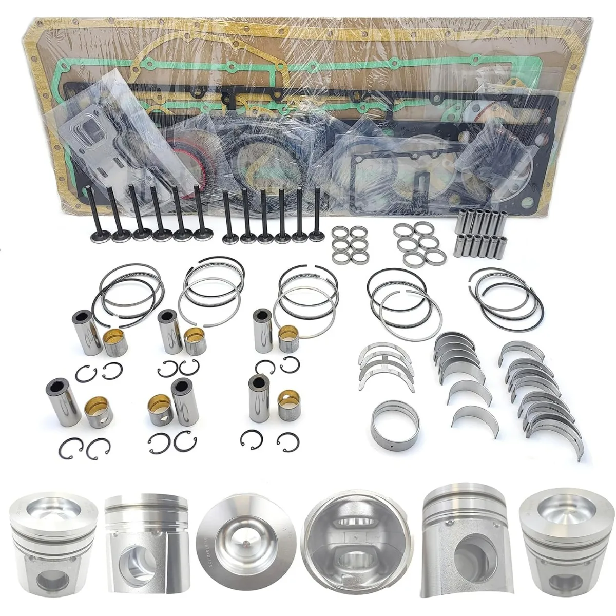 

ISB5.9 Engine Overhaul Rebuild Kit (No cylinder liner) For Cummins ISB5.9 24 Valves Direct Injection Engine