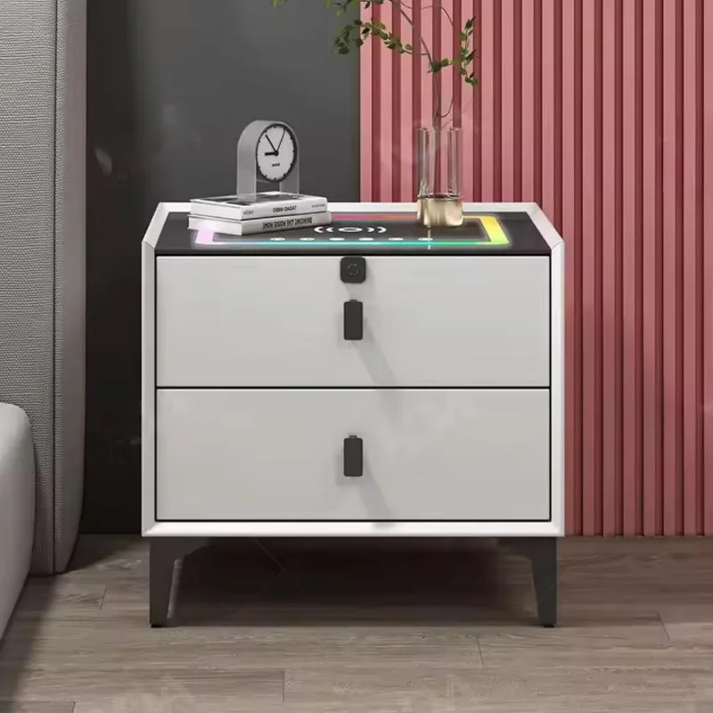 الجمالية مضحك منضدة الشمال المنظم الصناعية ضوء منضدة شاحن الهاتف الطابق الجدول دي Chevet اكسسوارات المنزل