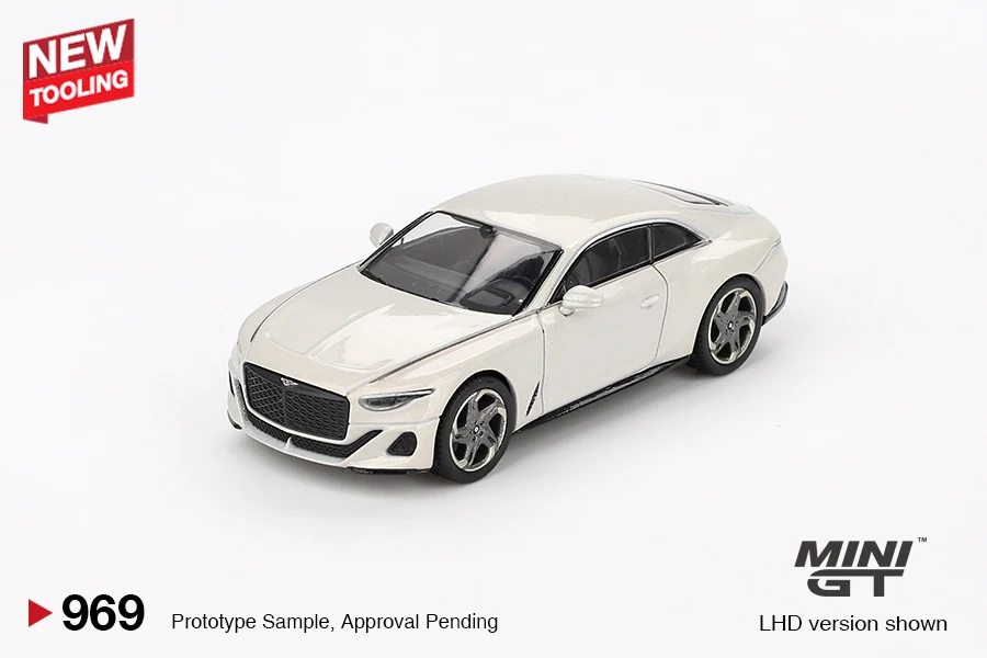 MINIGT 1/64 Bentley Batur Bonneville Pearl MGT00969-CH Autos Legierung Druckguss Metallmodell Kinderspielzeug für Jungen