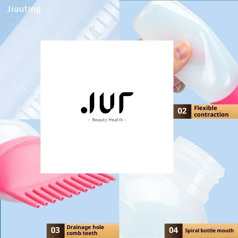 

160 мл многоцветная пластиковая краска для волос, многоразовая бутылка, аппликатор, расческа, дозатор, салонная краска для волос, парикмахерский инструмент для укладки