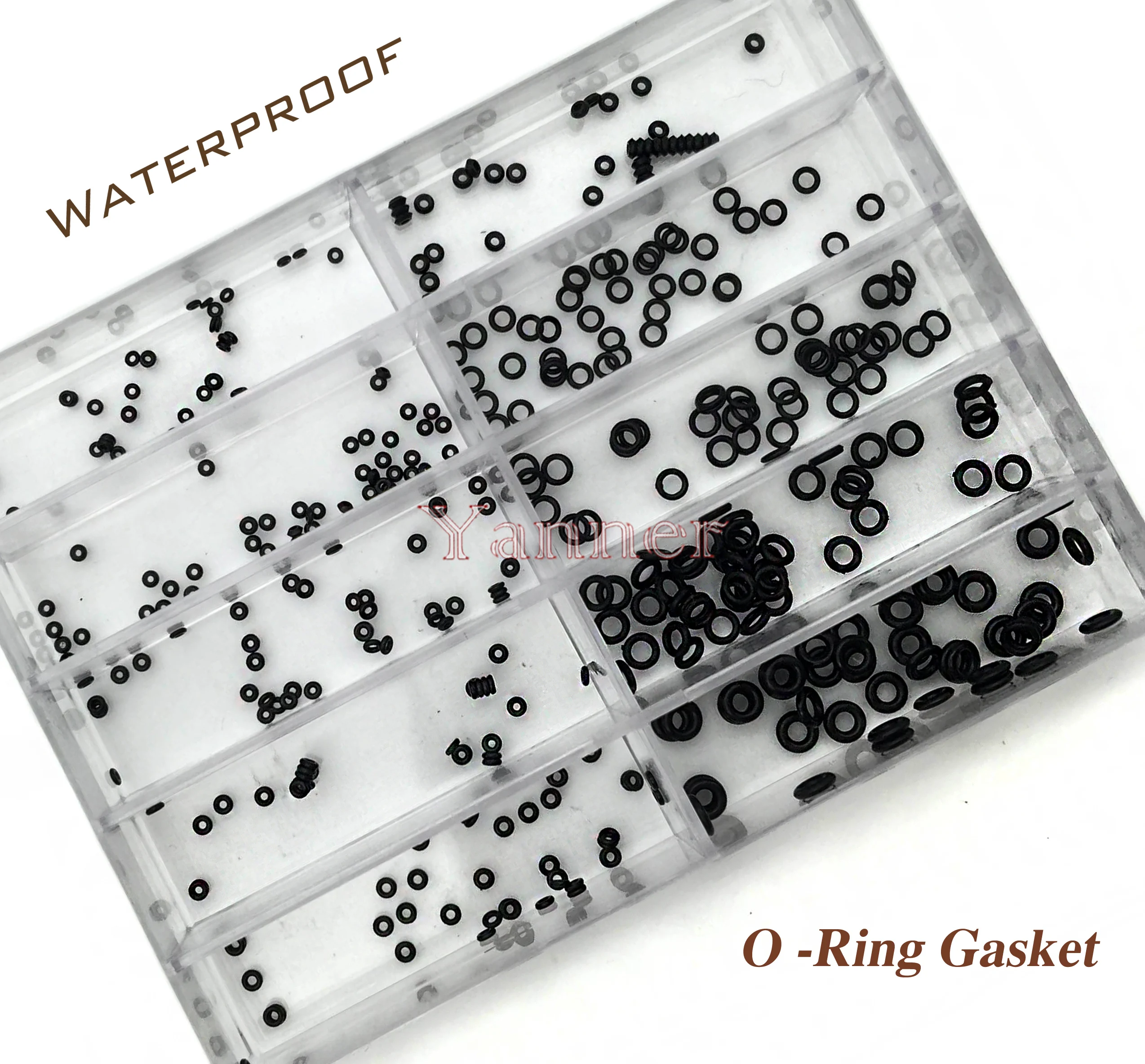 10 Size Watch O-Ring GASKET set for Watch Crown Parts of Waterproof Watches Watchmaker\'s Repair Set Tool Kit Herramientas