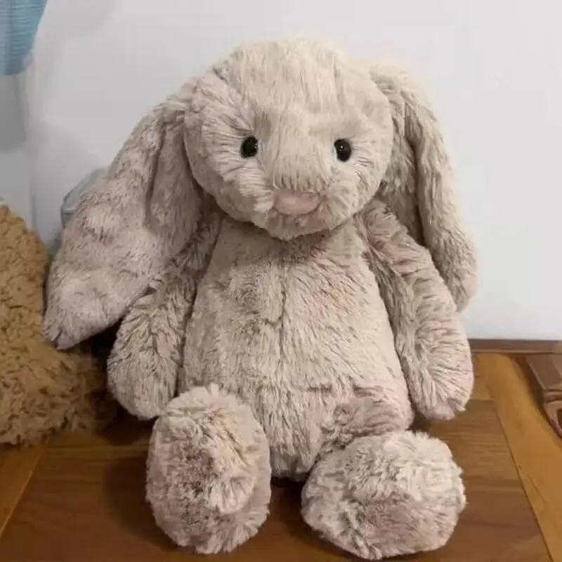 هلام 31 سنتيمتر الكلاسيكية خجولة بوني أرنب برتقالي أبيض وردي أزرق أرجواني رمادي أفخم دمية القط والكلب لعبة تفاعلية الحيوانات الأليفة هدية