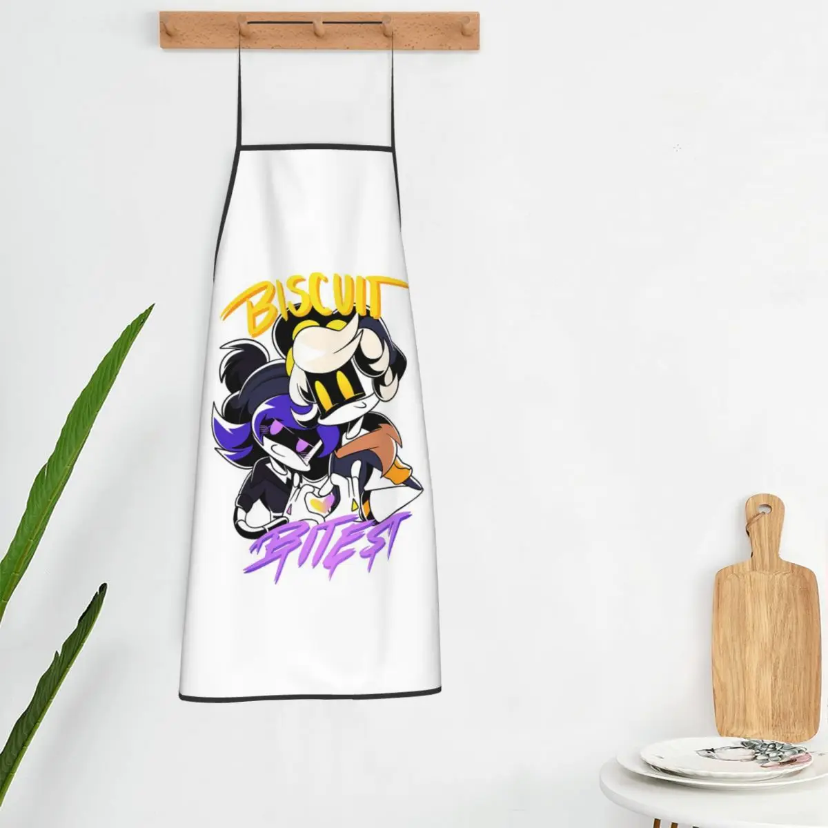 Murder Drones Cartoon Apron Chef Cooking Cuisine Tablier Bib Kitchen Cleaning Pinafore for Women Men Painting