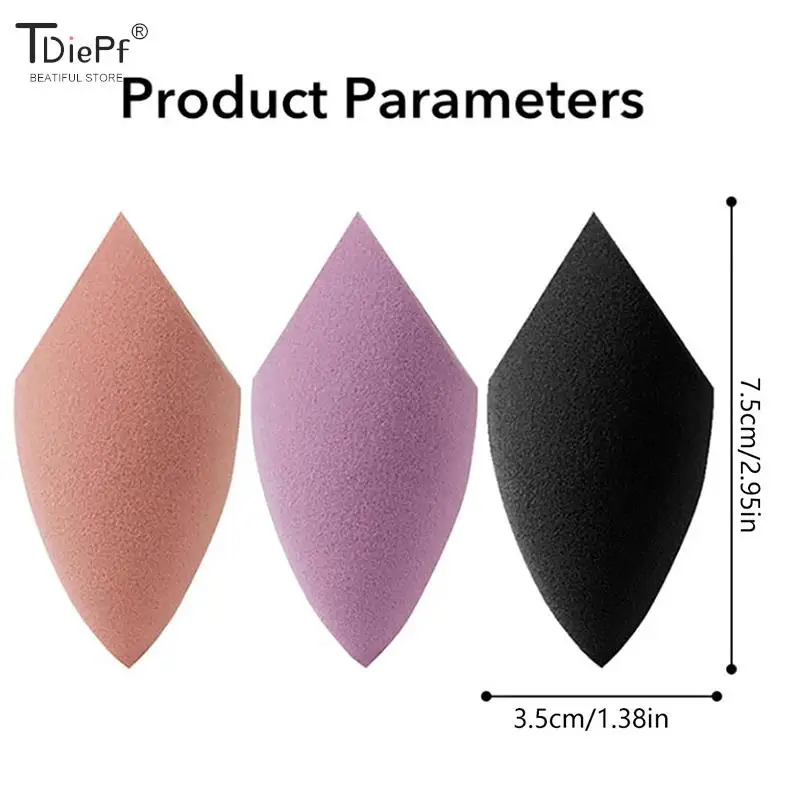 1PCS  Makeup Puff Microfiber Velvet Sponge Makeup Blender Sponge Powder Egg Shaped Foundation Concealer Cream Face Cosmetic