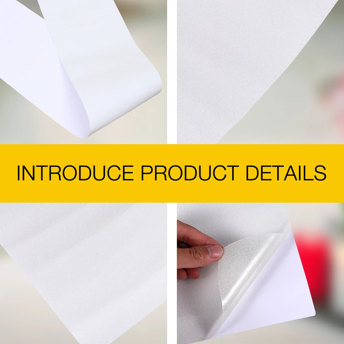 

1 Pc Transparent Sandpaper Skateboard Sticker Pvc Lightweight Strong Waterproof Easy Apply Remove Scratch