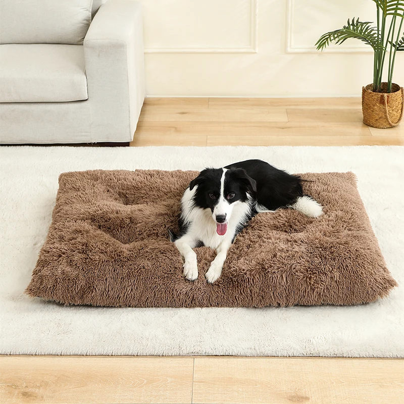 Soft Dog Beds House Soft Long Plush Best Pet Dog Bed For Dogs Basket Pet Products Cushion Cat Bed Cat Mat Animals Sleeping Sofa