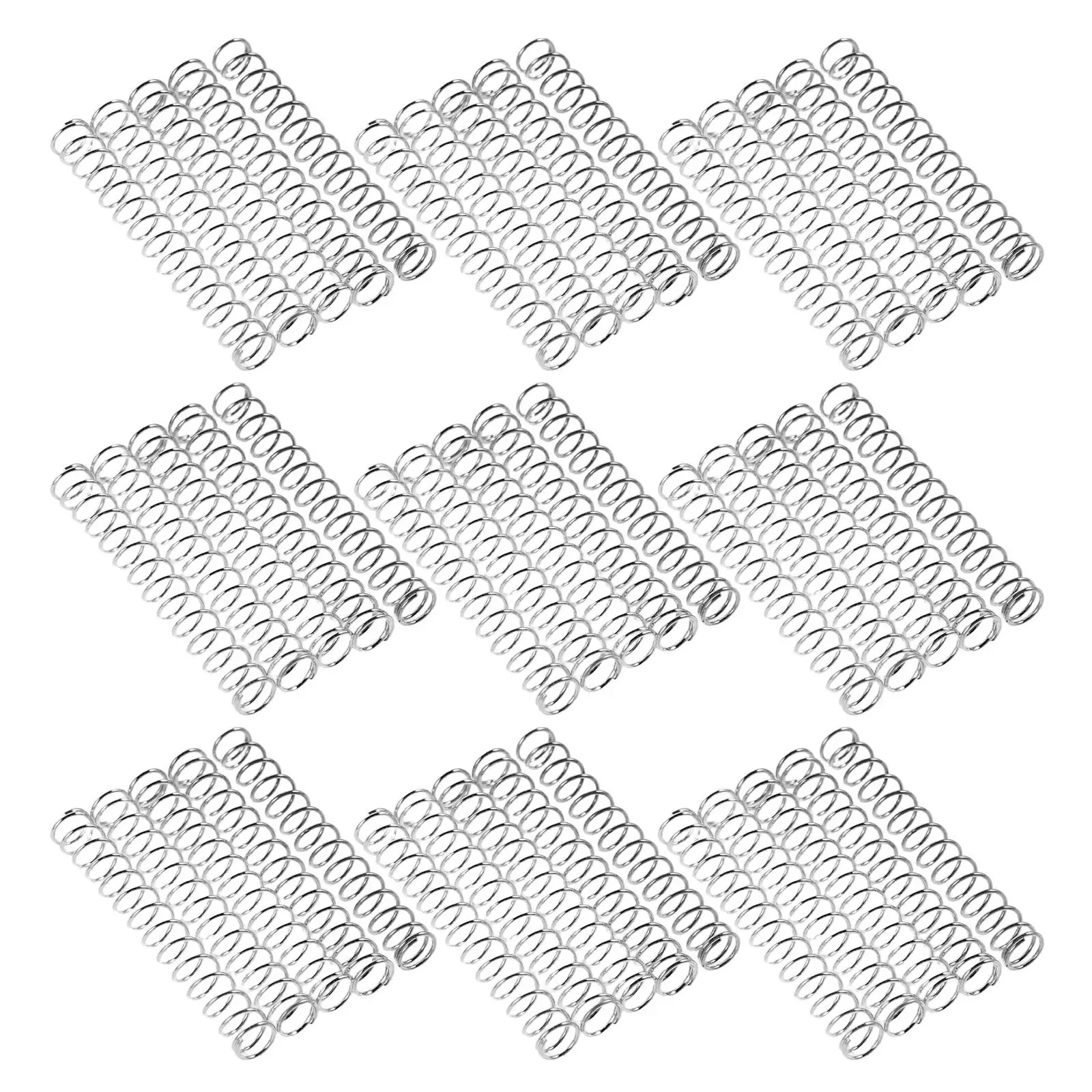 

50Pcs Ballpoint Pen Springs Stainless Steel Retractable Pen Compression Spring Replacement for School Office Writing Refill