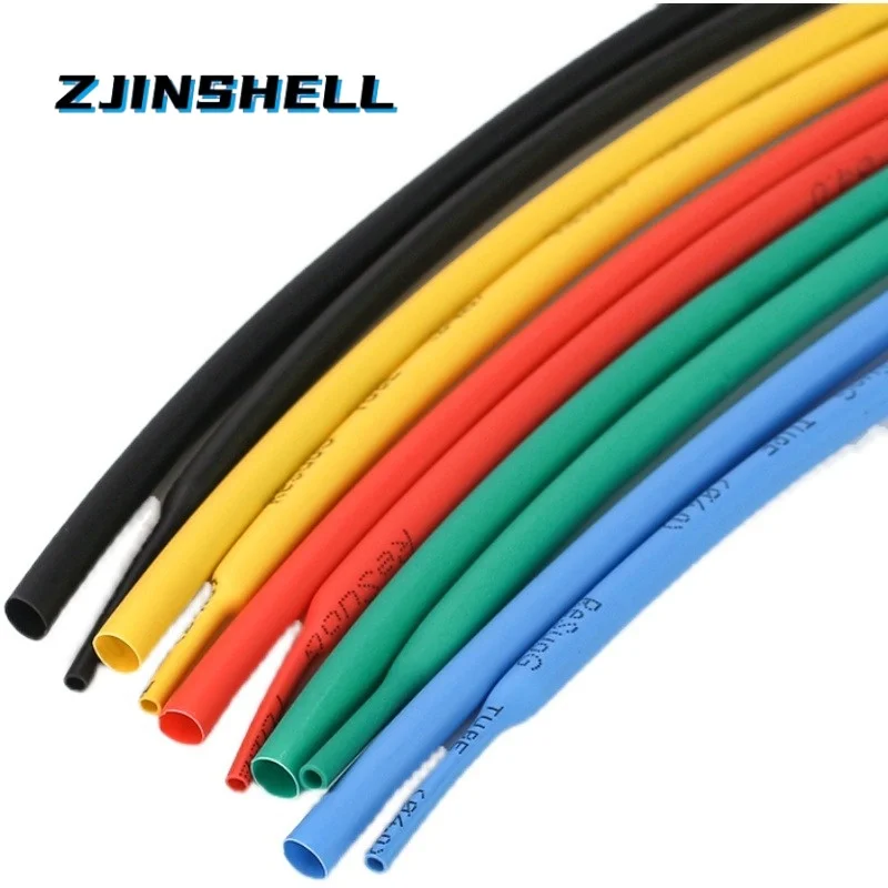 1M/10M Cable Protector Termoretractil Heat Shrink Tube Sleeved Cables Heat-shrinkable Sheath Wiring Accessories Electrical Home