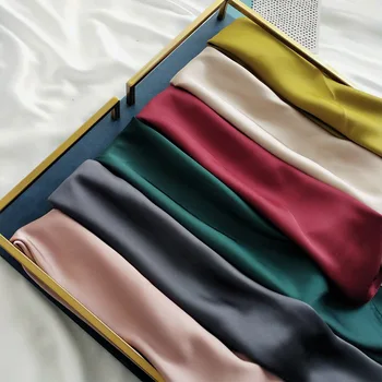 Foulard Carré en Satin pour Femme, Écharpe Solide, Cou, Cheveux, Bande Douce, Hijab de Plage, Tête, Livraison Gratuite, Nouvelle Mode Été 2023