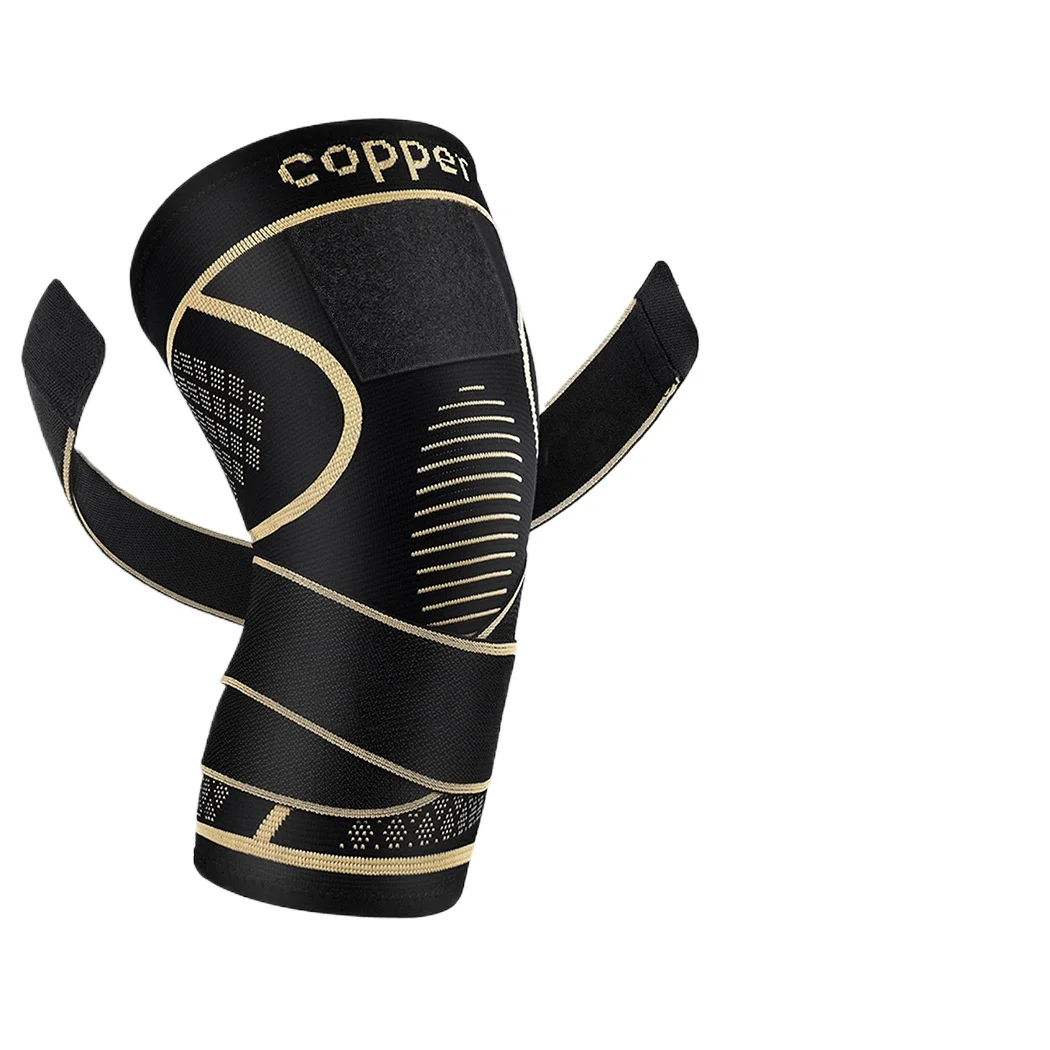 

Copper Ion Sports Knee Pads Ring Pressurized Basketball Slow Shock Pads Riding Mountaineering Breathable Knee Pads
