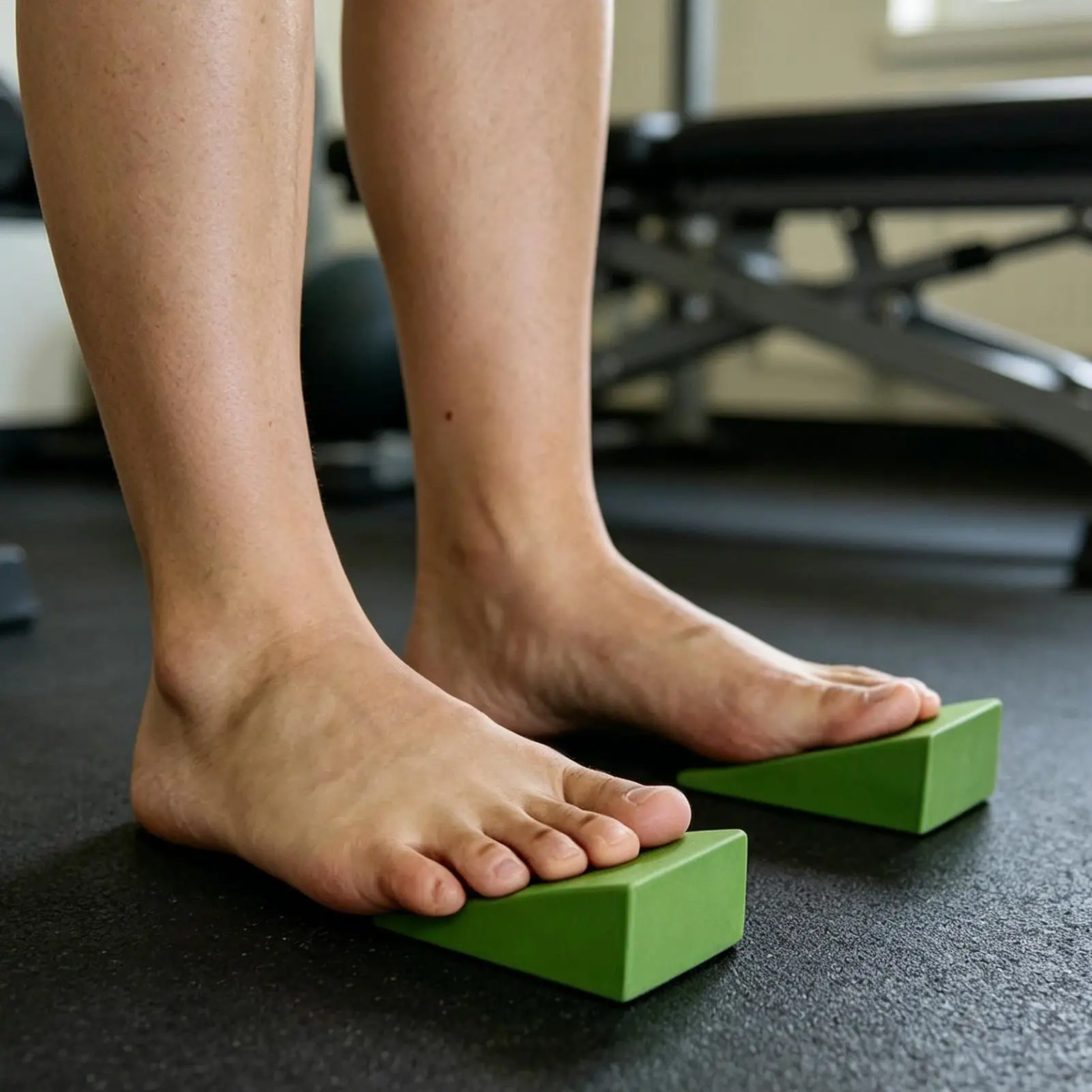 EVA Foam Wedge Block for Yoga & Fitness, Muscle Stretching & Strength Training Board Portable Exercise Wedge for Runners Seniors