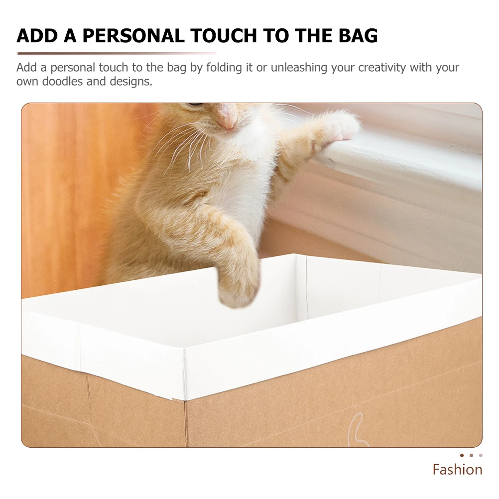 

Cat Scratching House 8lbs Small Kraft Paper Bag Durable Cat Dog Bed Breathable Nest Comfortable Sleeping Place