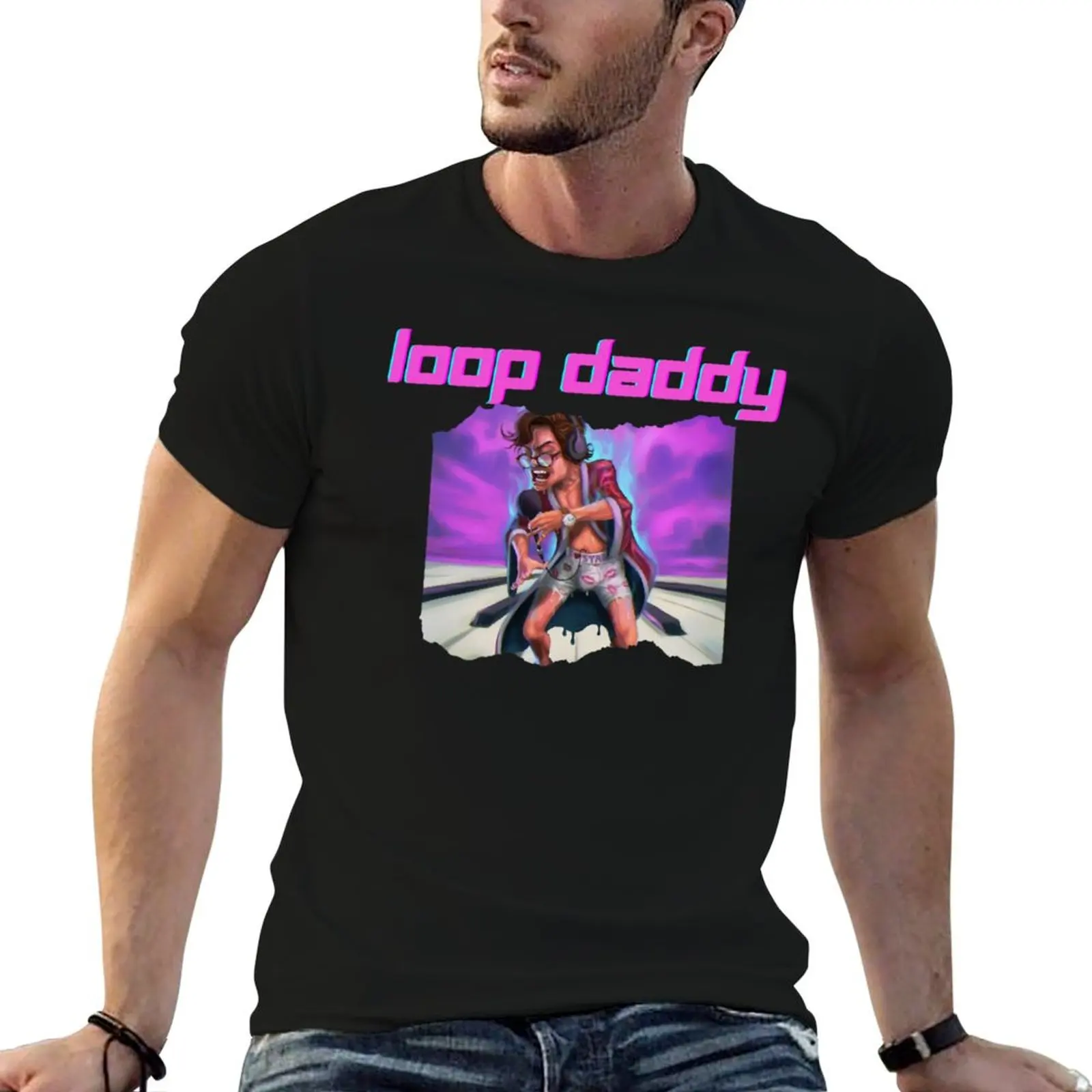 

Loop daddy - marc rebillet merch T-Shirt t shirts cotton 100% funny t shirts dark humor man t shirts for men casual T-Shirt