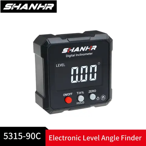 SHANHR Magnetic Digital Electronic Level and Angle Finder Gauge Bevel Box Angle Measurement Tool