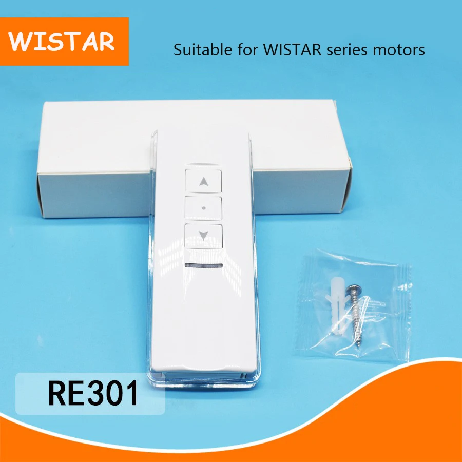 Smart Home Electric Curtain Accessories 433 Remote Control WISTAR RE301 Single Control Controller