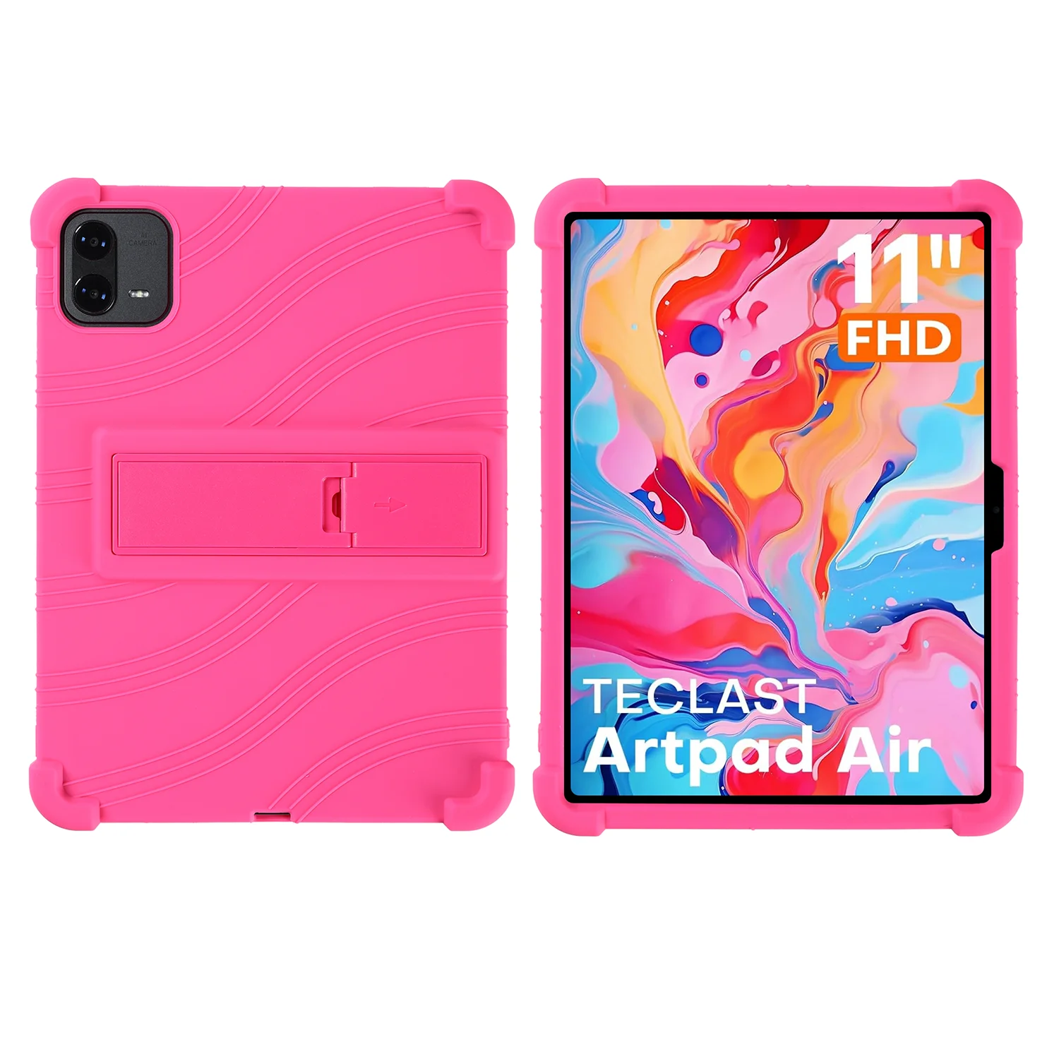 Case for Teclast ArtPad Air 11 Inch Tablet, Kids Friendly Soft Silicone Adjustable Stand Cover ArtPad Air Protective Sleeve