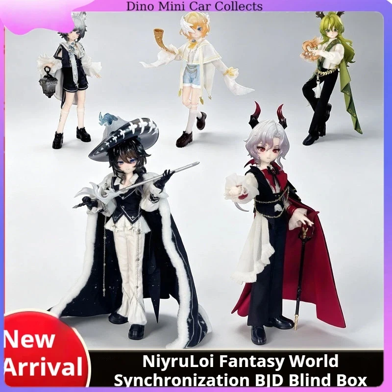 COME4FREE Bjd Doll NiyruLoi One Eighth Scale Articulated Figure Fantasy Blind Box Desktop Decoration Collectible Toy Gift