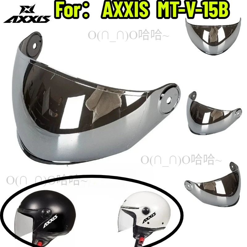 

Original AXXIS MT-V-15B Square Helmet Lens Original Color Visors Half Helmet Windshield Accessories