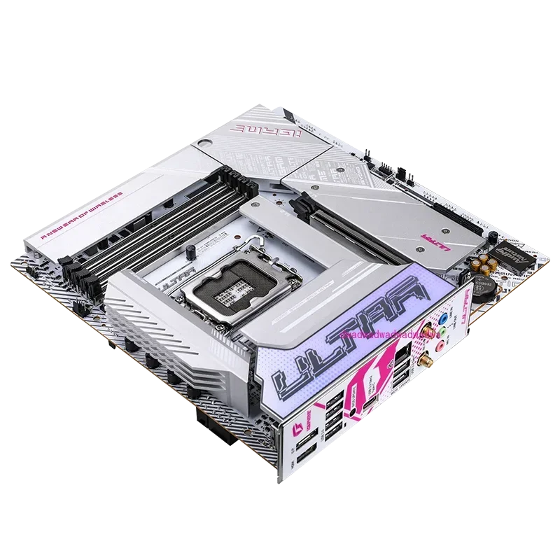 واي فاي 6E بلوتوث 5.3 3 * PCIe 4.0x4 M.2 SSD فتحة Type-C Type-A ملونة Intel B760 IGame B760M ULTRA Z D5 V20 Realtek 2.5G Lan