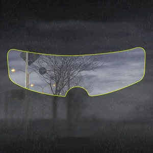 Klarer Anti-Fog- und Regenfisch-Motorradhelmfilm, Sicherheitsfahrung, haltbarer Nano-Beschichtungsaufkleber, Accessoires Helm 10 Hauptverkaufsmöbel für Helm - №2
