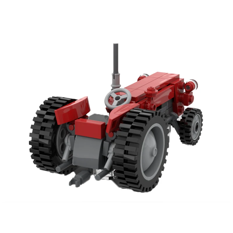 MOC Farm tractor Massey Ferguson CityLarge trucks Building Blocks Assembly Model Bricks Display Creative Children Toys Gifts