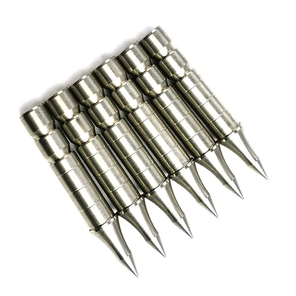 6/12 قطعة ID 8.0 مللي متر رؤوس السهم 100/120/180 الحبوب السهم نقطة الرماية برودهيدس ل قوس منحني مجمع اطلاق النار السهم نصائح #1