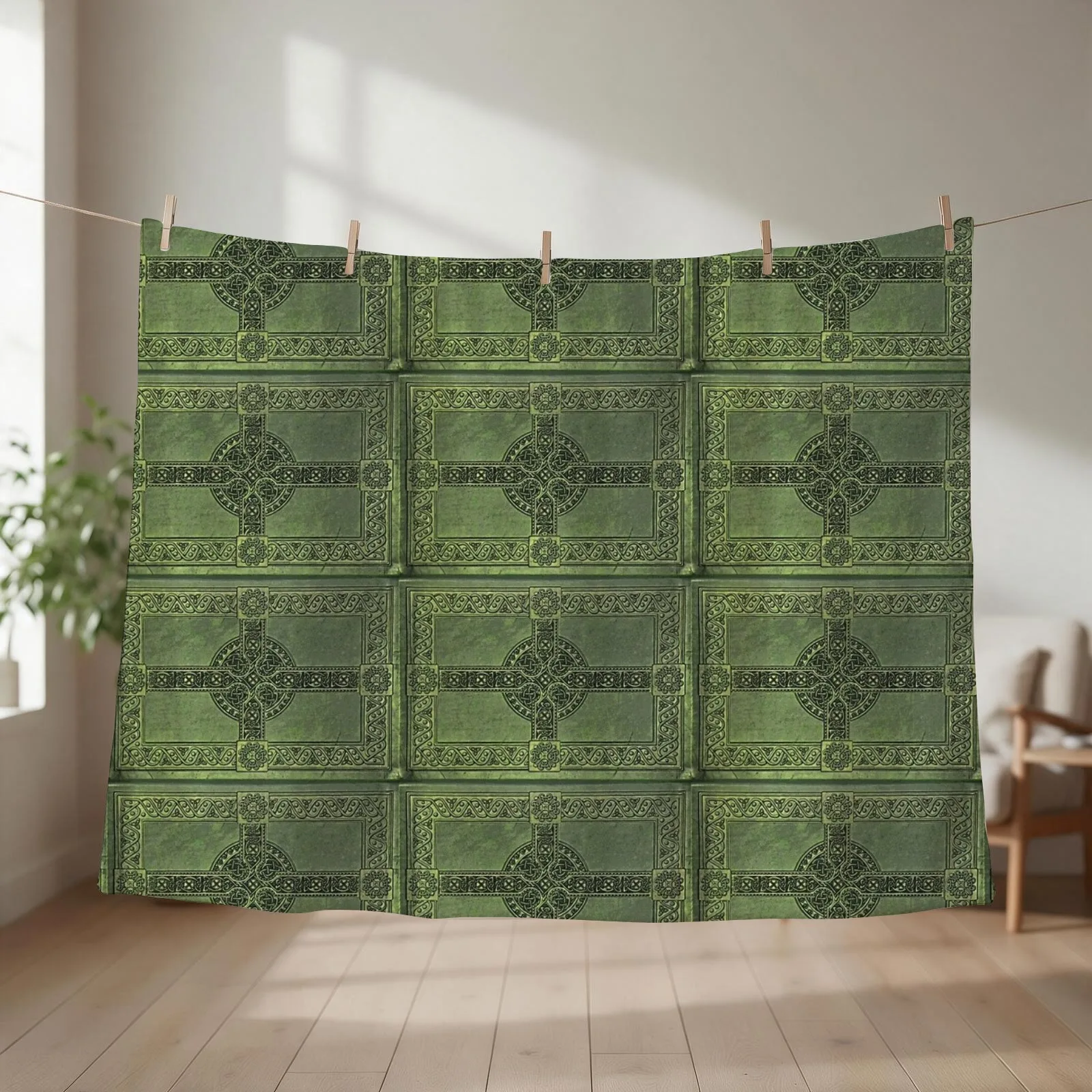 Celtic Knotwork Throw Blanket Blankets For Bed Beautifuls for winter Cute Plaid Blankets