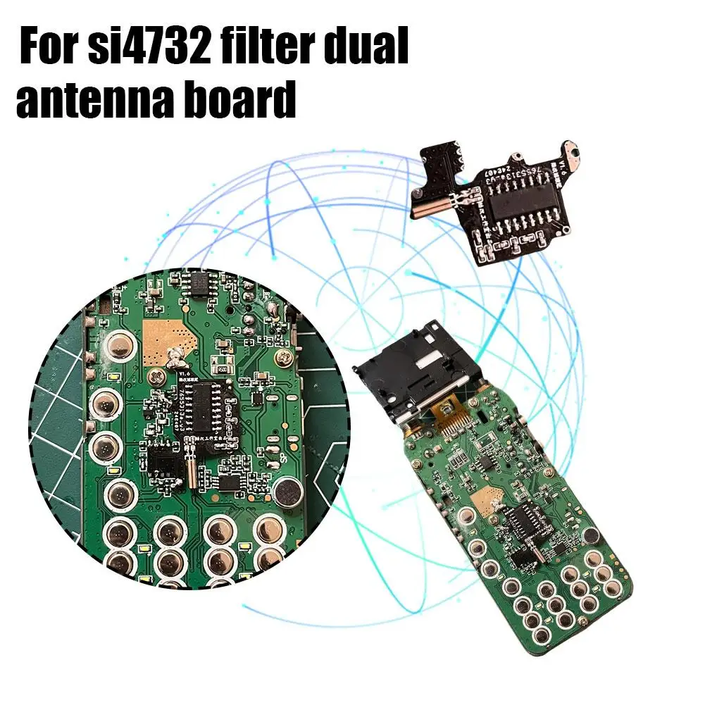 Sfor Quansheng K5/K6 Modified 4732 Shortwave Receiving Dual Version Si4732 Board Modified Board Dual Antenna Antenna Filter J0L2