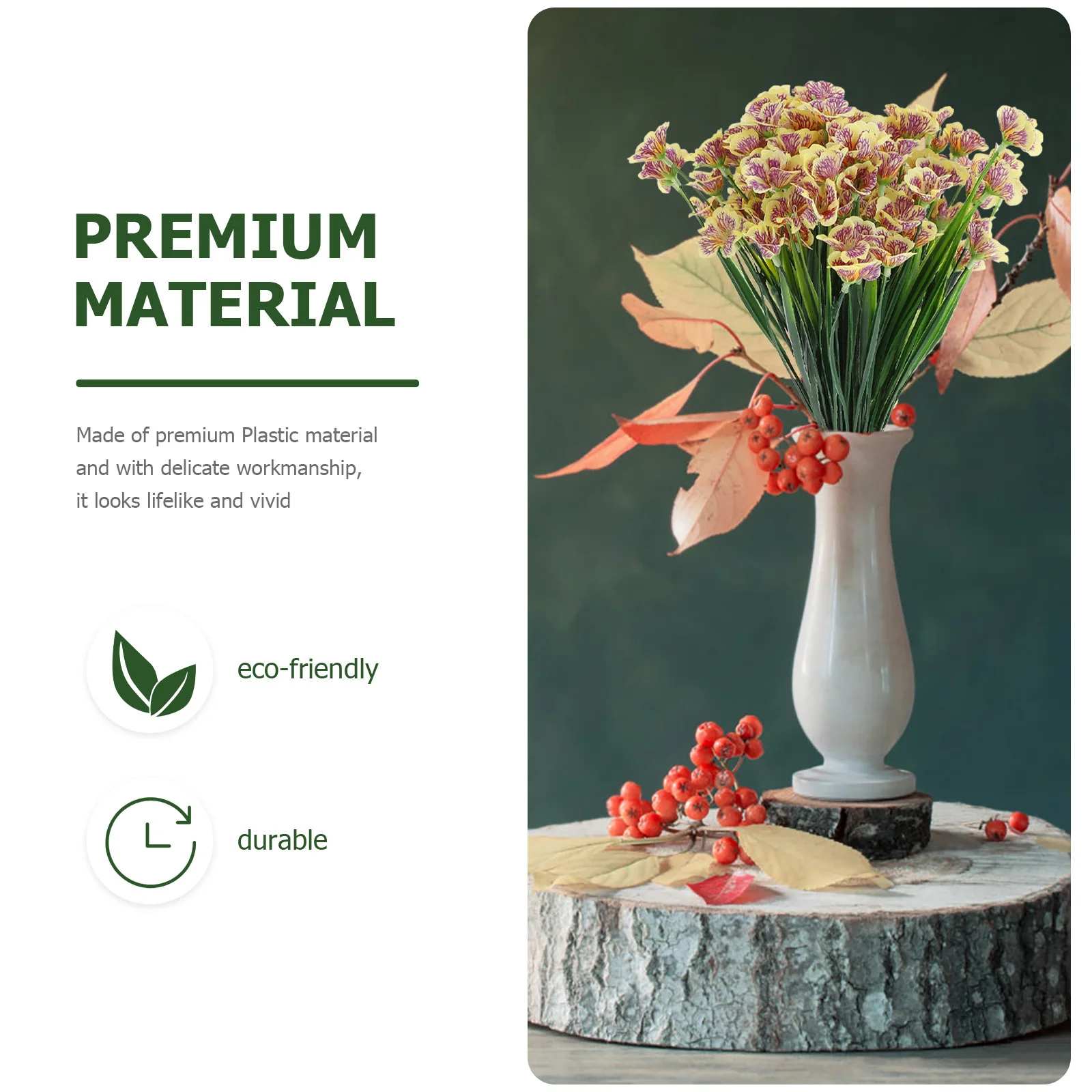 

6Pcs Simulation Flower Bouquet Artificial Decorative Bouquet Wedding Home Room Decor Party Photo Prop Simulation Flower