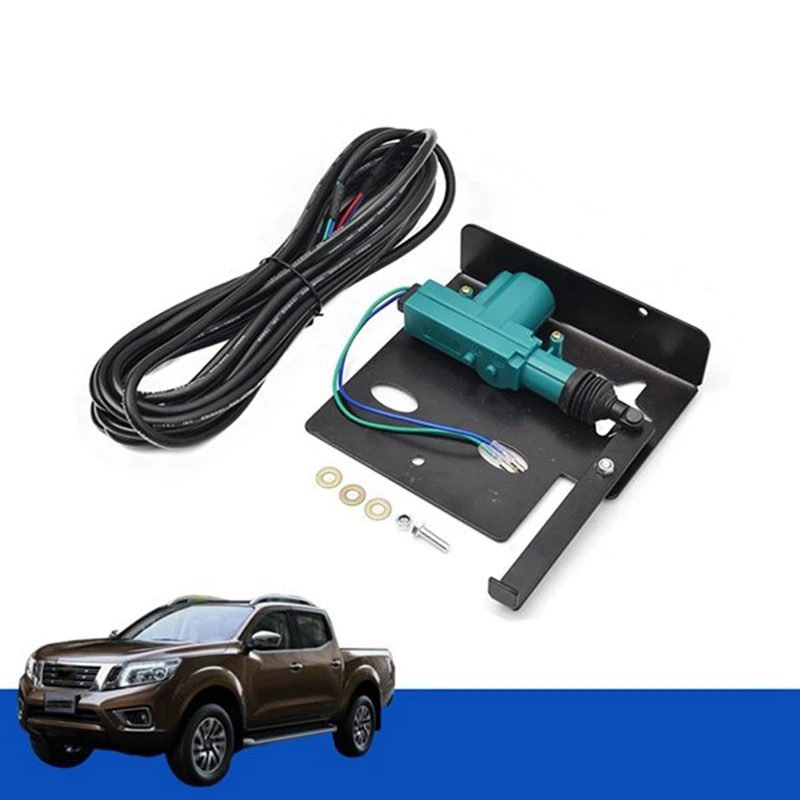 Tailgate Lock Modified Anti-Theft Central Control Tailgate Lock Original-Car Key Remote Control For Navara NP300 Ruiqi 6