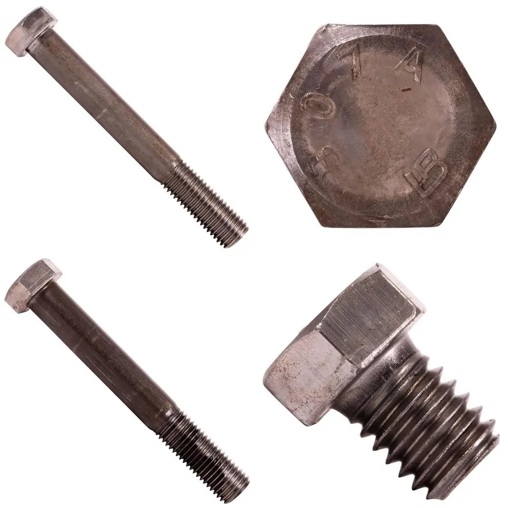 

Hex Bolts 3/4-10 x 6 Grade A 25 Pack Plain Finish Heavy Duty Construction Fasteners