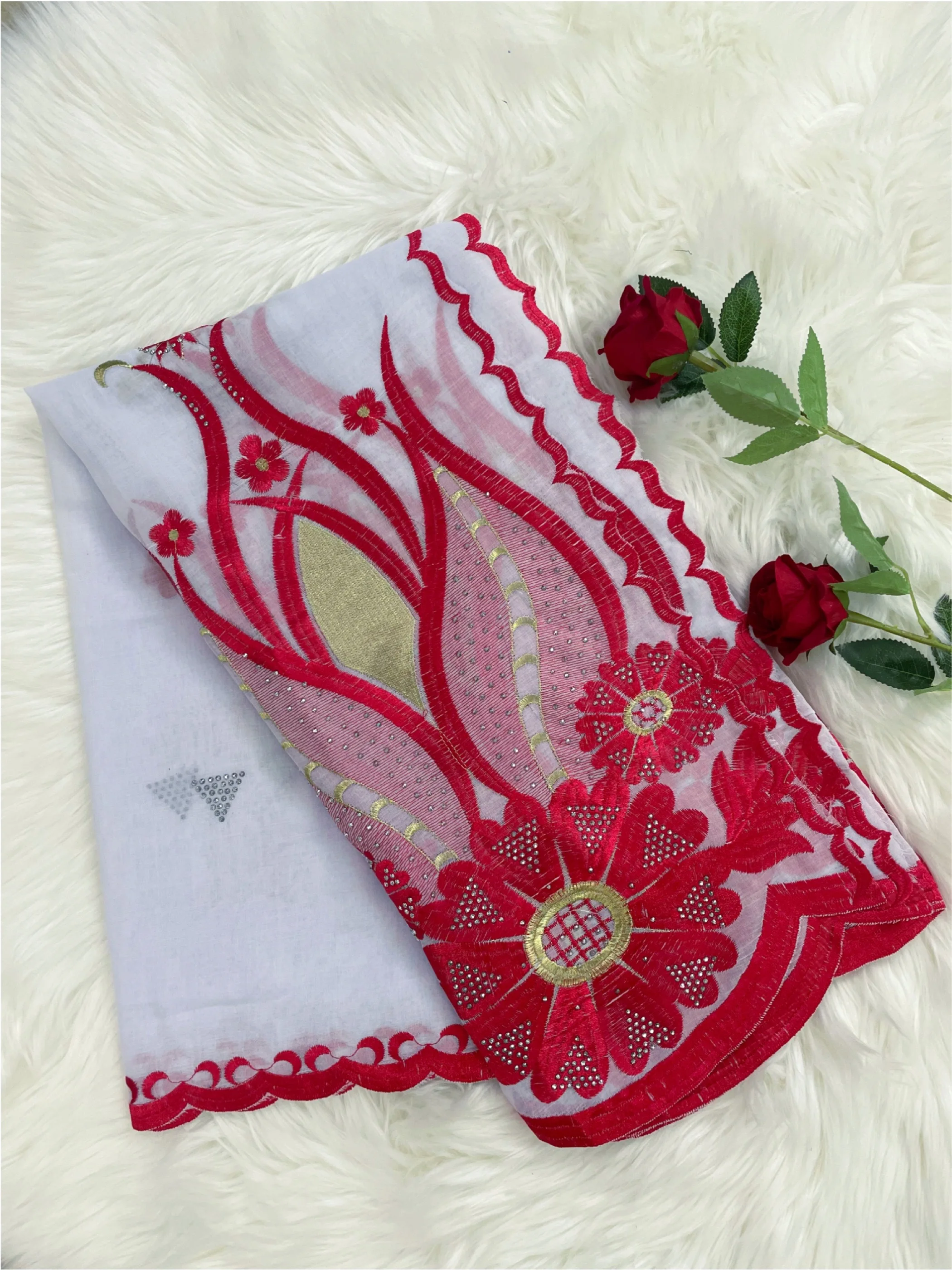 2023 African Muslim Summer Scarf  Turban Women 100% Soft Cotton Islamic Hijab Pashmina Embroider Ramadan Dubai Headband For Lady