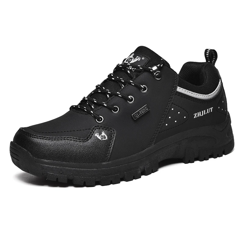 

New Large-Sized Men'S Work Shoes, Fashionable Thick-Soled Outdoor Hiking Men'S Boots, And Casual Sports Men'S Shoes