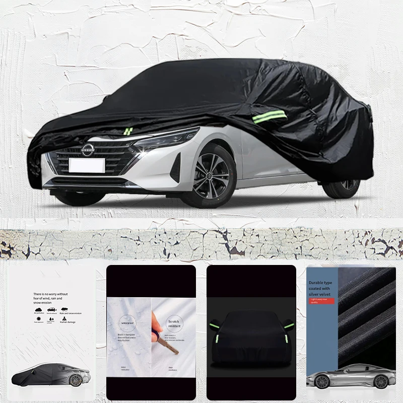 

For Nissan Sylphy Anti-UV Sun Shade Rain Snow Resistant Dustproof Black cover Car umbrella Full Car Cover Outdoor Protection