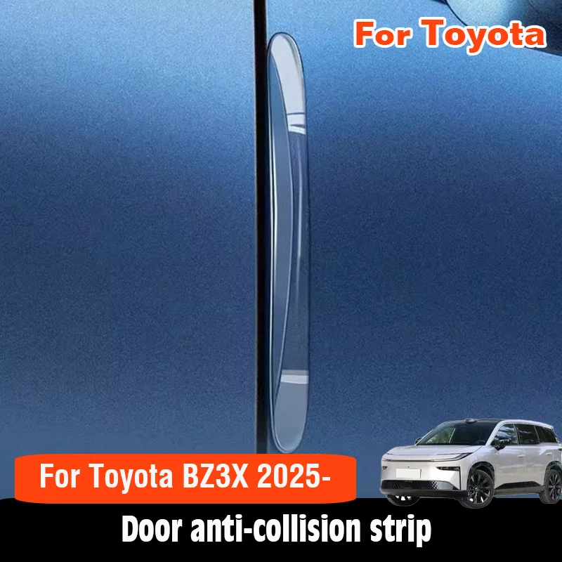 

For Toyota BZ3X 2025 2026 Car Door Side Rearview mirror Protective Durable Anti Scratch Edge Guard Anti Collision Strip