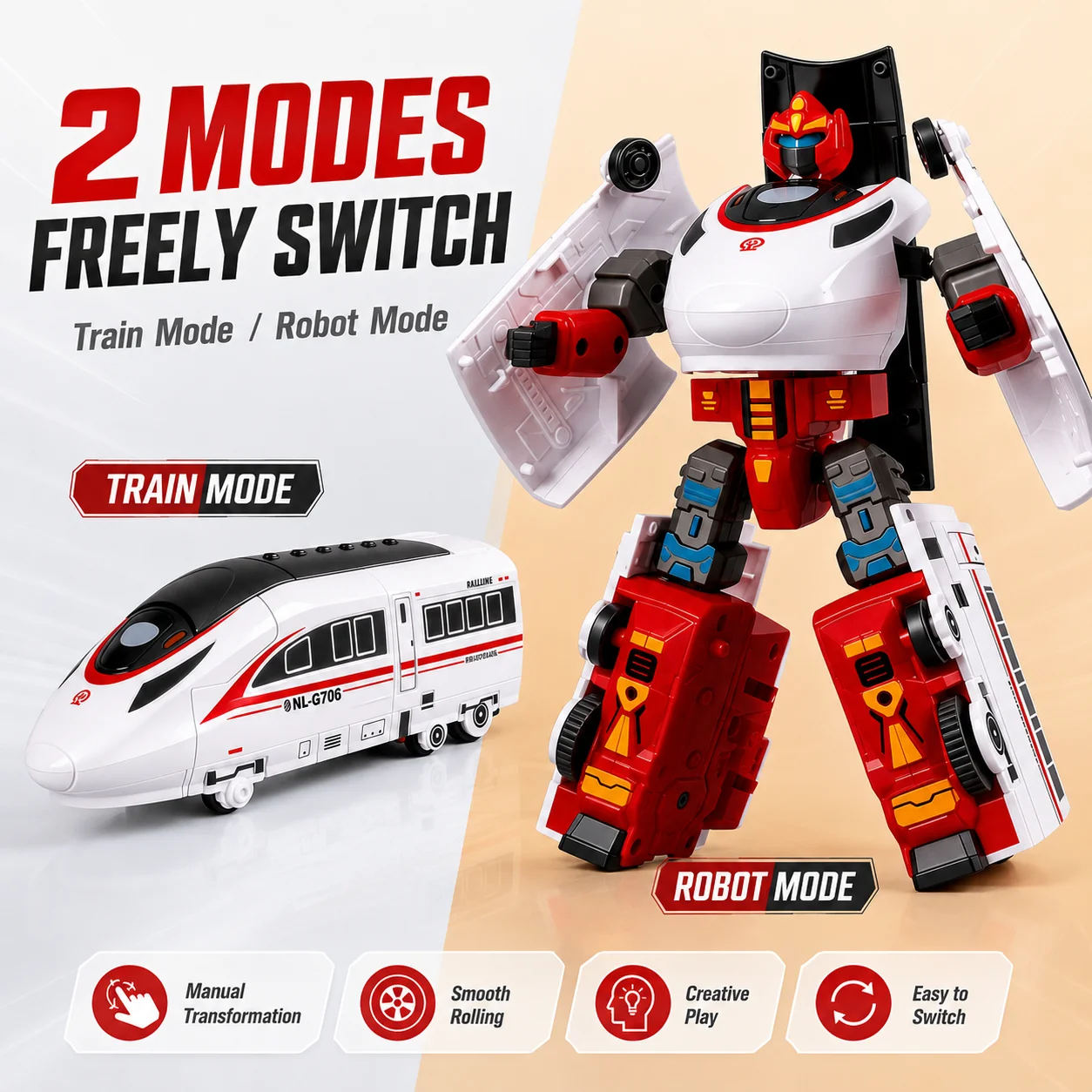Jouet Mecha Train à Grande Vit - Kids Education Yes avis et prix