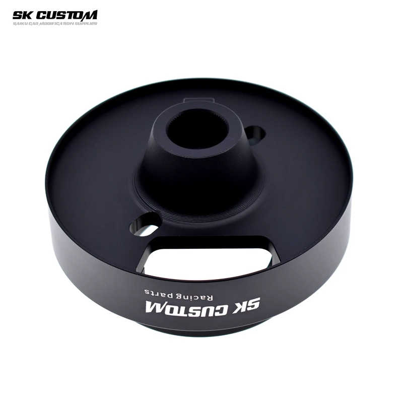 SK CUSTOM For BMW 3 Series E46 X3 E83 Steering Wheel Short Hub Adapter Al alloy Steering Wheel Base Boss Hub Tuning Accessories