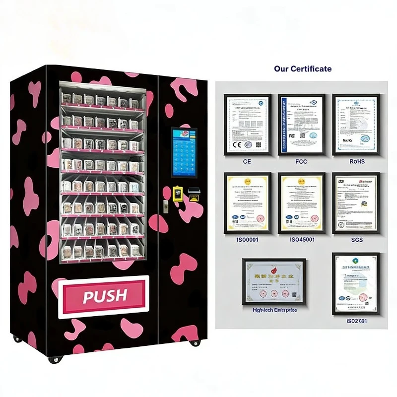 High-quality Cosmetics beauty vending machine for Sale With Card Reader Pay Shopping Mall Finger Nails Eyelash Vending Machines