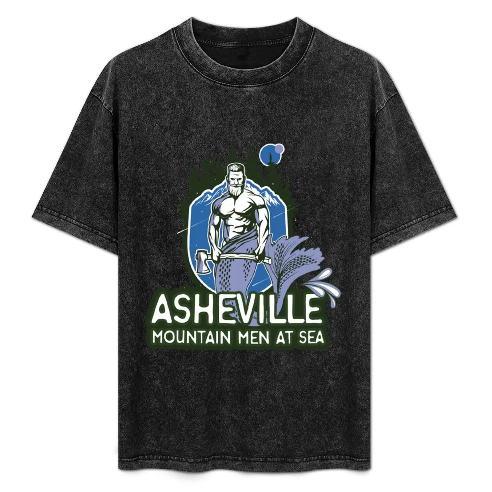 

Asheville mountain men at sea T-Shirt Casual Loose Fit Short Sleeve T-Shirt