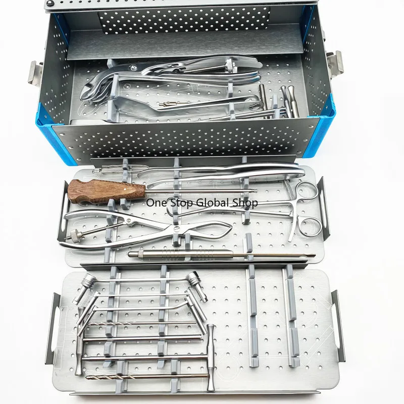 Lower Limb Instruments Set Large Fragment Instrument Set Femoral Tibia   Nail Fracture Instrument Kit