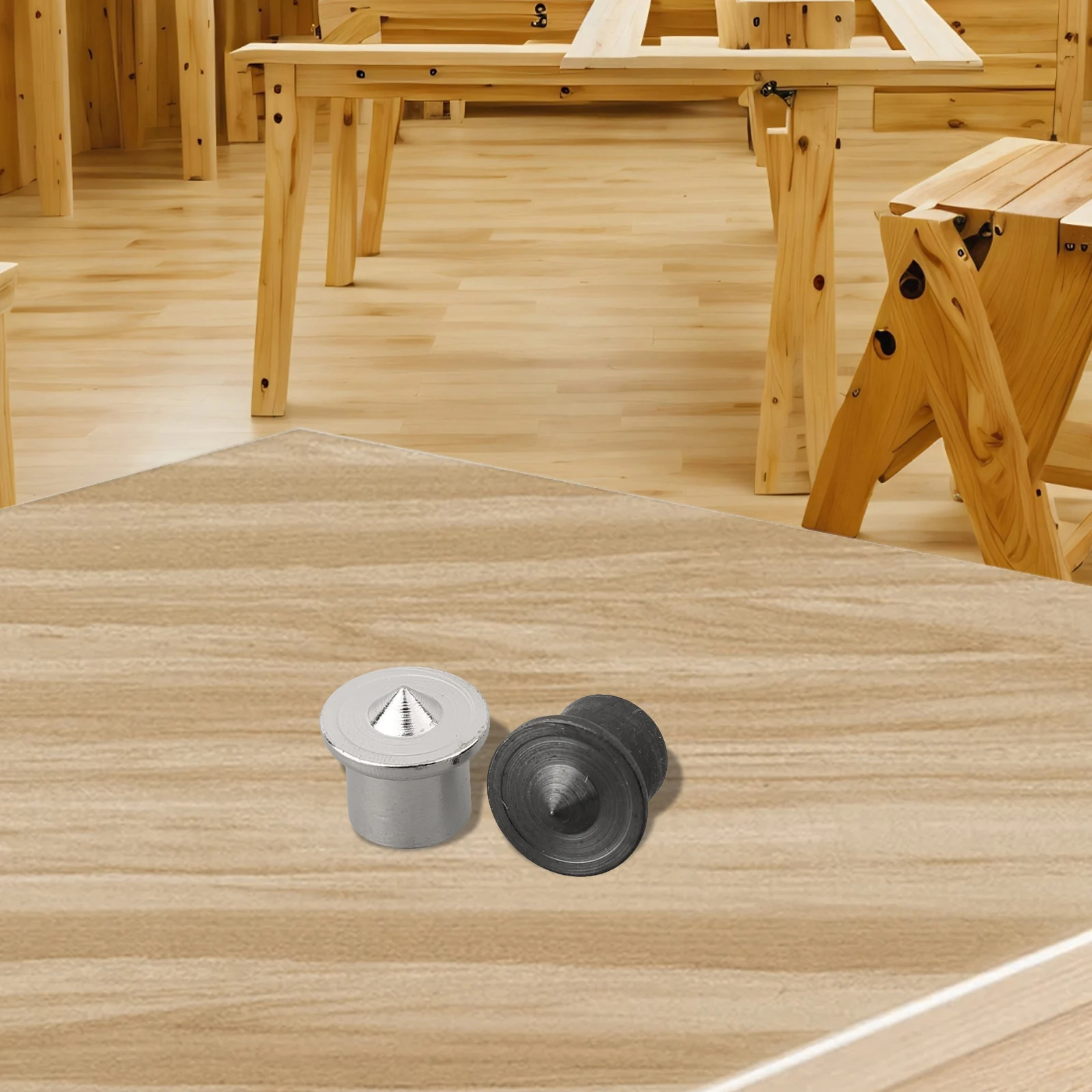 Perni di riferimento in acciaio inossidabile centri strumento per fori di perforazione tassello solido Tenon Center trapano per legno accessori per utensili elettrici
