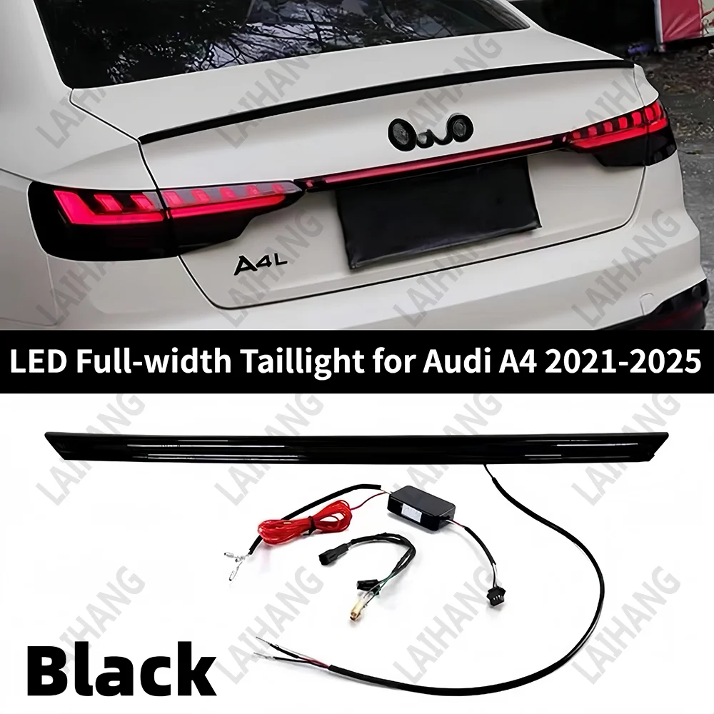 Led Through-Type Achterlicht Montage Voor Audi A4L A4 B9 2020-2023 Achterbumper Upgrade Dynamische Vloeiende Licht richtingaanwijzers Lamp
