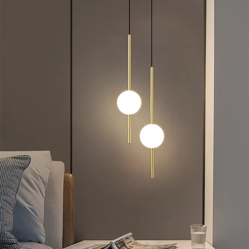 Nordic LED Pandant lampa luksusowe meble do dekoracja do domu do sypialni salonu sypialnia nowoczesne wiszące lampki Pandant