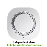 Wireless 433MHz Smoke Fire Detectors Home Kitchen Security Smoke Sensor Alarm For GSM Wifi Alarm System Used independently