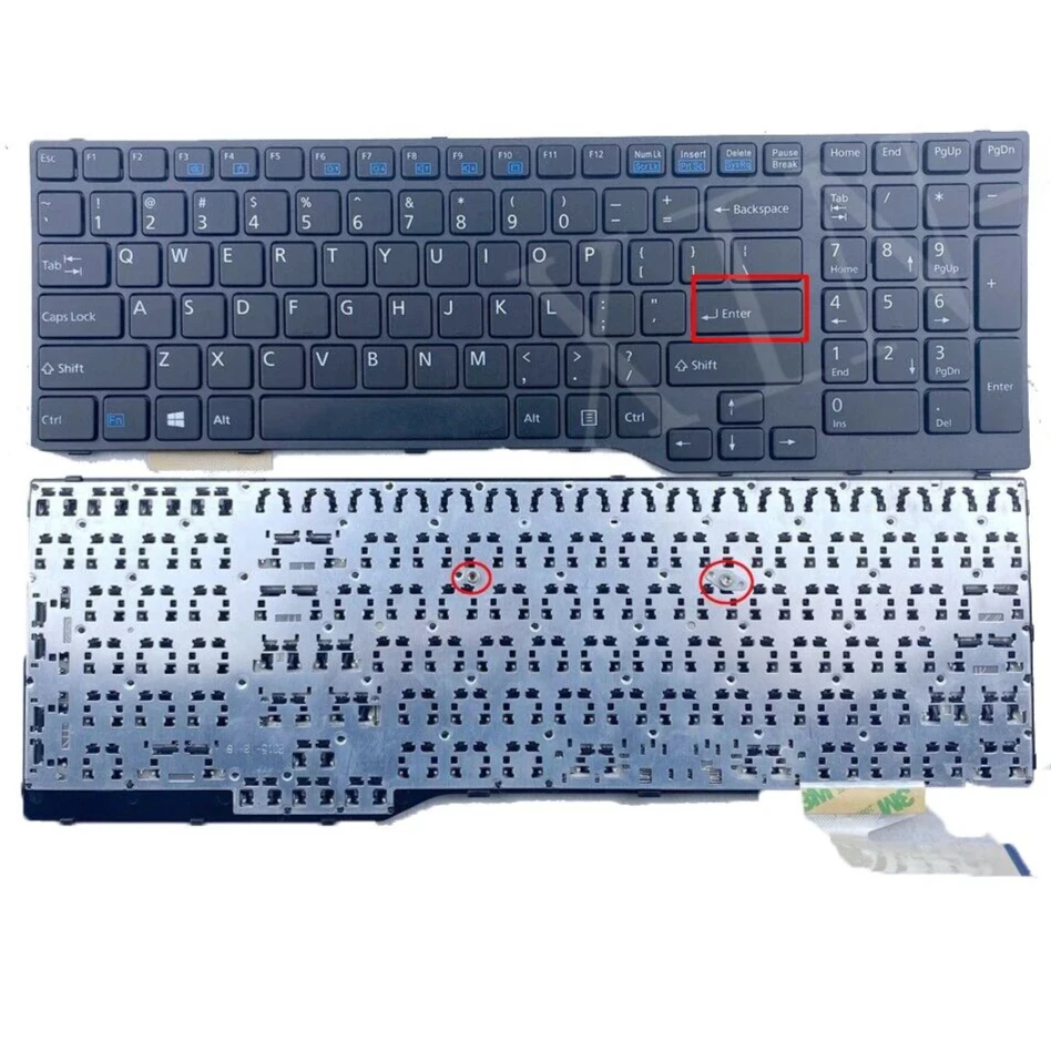 XIN-Ru-US  Laptop Keyboard For Fujitsu LifeBook A357 A359 A514 A544 A555 A557 AH355 AH356 AH456 AH524 AH544 AH555 AH564 AH565