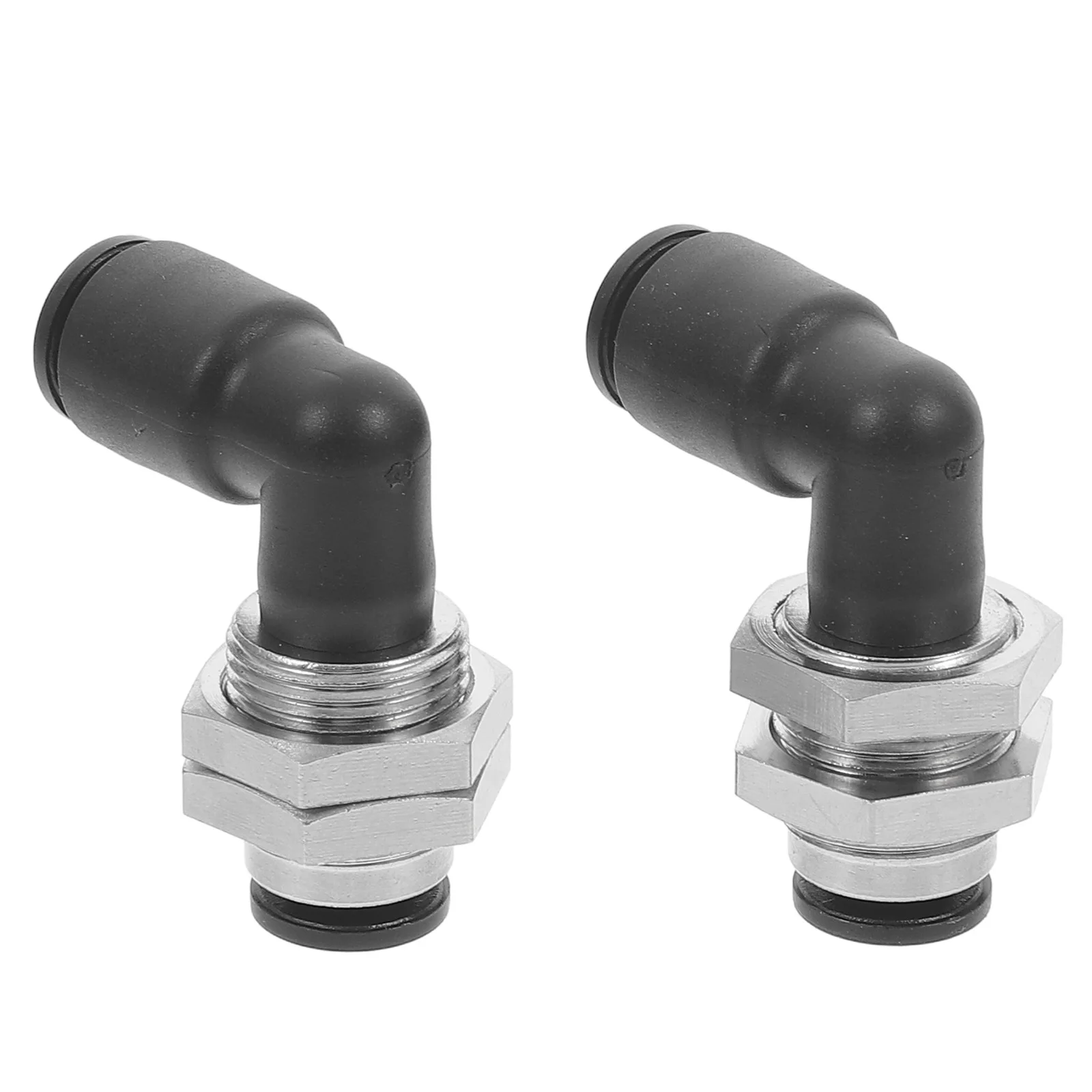 

2Pcs Air Pipe Elbow Fitting Connectors Sturdy Durable Lightweight Pipe Repair Kit Stable Seal Airline Connector