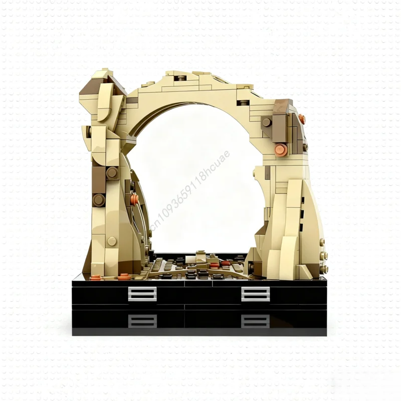 747pcs MOC Anakin S Podracer Diorama Star Battle Model Building Toy Blocks Architecture DIY Creative Christmas Gifts Idea Brick